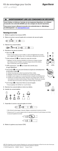 Kit de remontage pour torche