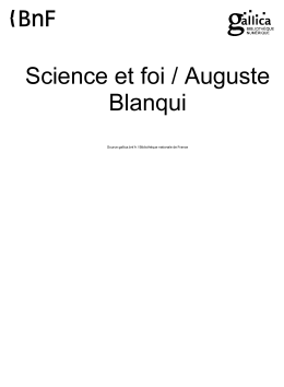 Science et foi