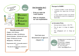 Document Unique d` Evaluation des Risques