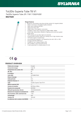 ToLEDo Superia Tube 2Ft 11W 1150LM 830