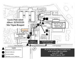 Plan de Circulation dans le lycée Albert Einstein