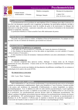 Psychomotricien ICHEMETIER