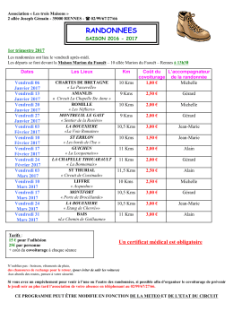 Prog Rando 1er trimestre 2017 - Association Les Trois Maisons