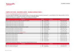 T&eacute;l&eacute;chargez les horaires du semestre (PDF - 157 Ko)