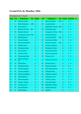 Ronde 1