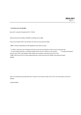 C`est No &euml;l aussi chez RealSky