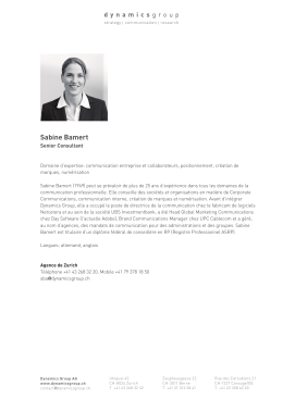 Télécharger le CV