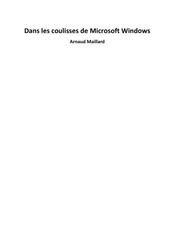 Windows on Windows - Dans les coulisses de Microsoft Windows
