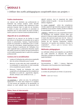 module 5 - IREPS Bretagne