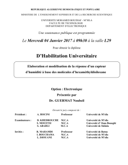 contribution à l`étude et à la modélisation des guides d`ondes