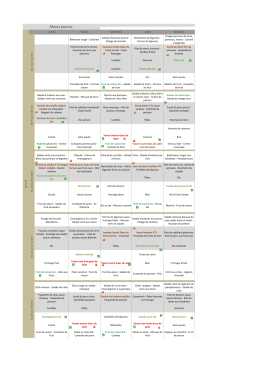 menus adultes - Bienvenue au Pays Boulageois