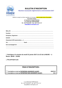 vous inscrire