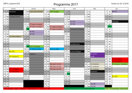 Liste des cours 2017 - ORPC LAUSANNE-EST