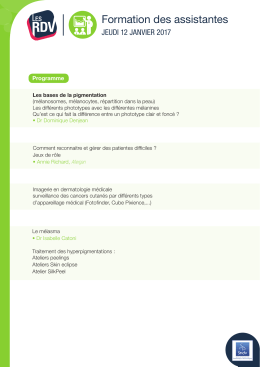 Formation des assistantes