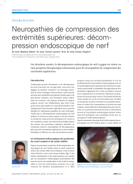 pression endoscopique de nerf