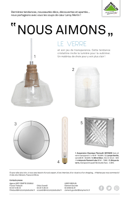 le verre - Mot Compte Double