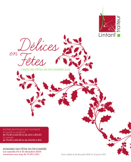 Carte des fêtes - Lintanf