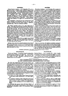 been isolated in 24 cases. Information concerning the control