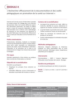 module 4 - IREPS Bretagne