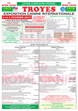 Feuille d`engagement