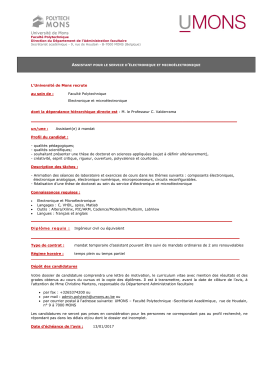 Assistant sous mandat