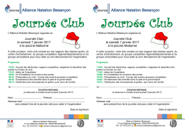 Alliance Natation Besan&ccedil;on Alliance Natation