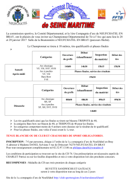 Championnat d&eacute;partemental Adultes de Neufch&acirc;tel en Bray du 28