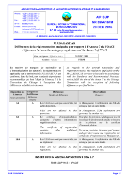 SUP Antananarivo Nr 35/A/16 FM du 20.12.2016