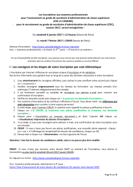 guide detaille teleinscription bbsup 2017 cdc et canssm