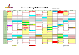 Termine 2017 - sauerland