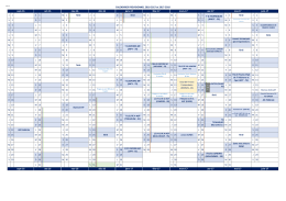 CALENDRIER PREVISIONNEL 2016-2017 et 2017