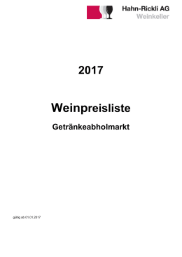 Weine - Theo Rietschi AG