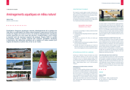 ECOCREATION : Am&eacute;nagements aquatiques en milieu naturel