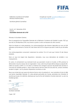 lettre-fifa - Mediaguinee.org