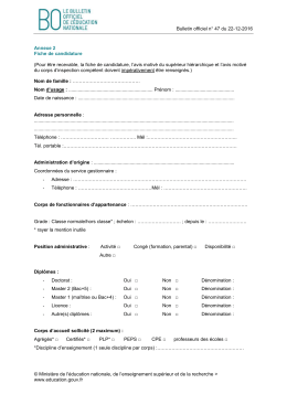 Bulletin officiel n° 47 du 22-12-2016 © Ministère de l`éducation