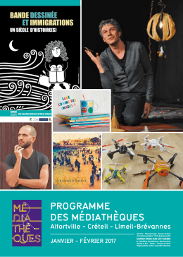 PROGRAMME DES MÉDIATHÈQUES