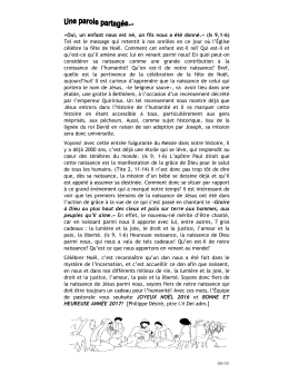 Semainier - Le Semainier paroissial