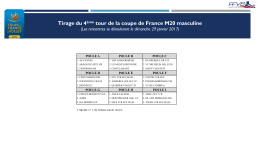 Tirage du 4ème tour