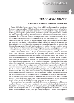 Dejan Aleksić: U dobar čas, Imam ideju, Kraljevo, 2016