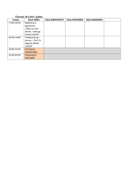 Tabelarni program