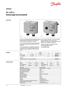 ST-1/ST-2 biztons&aacute;gi termoszt&aacute;tok