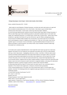 Fleshgod Apocalypse, Carach Angren - Extr &eacute;m metal