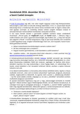 Gondolatok 2016. december 30