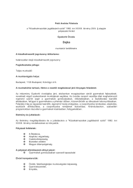 Dajka - Pető Andr&aacute;s Főiskola