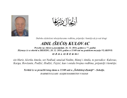 adil (šećo) kulovac