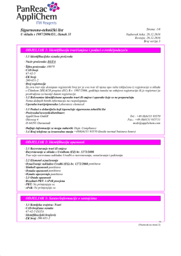 Sigurnosno-tehnički list