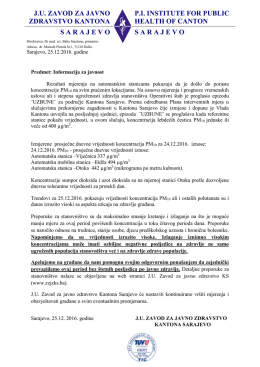 Za više o ovoj informaciji i preporukama za građane kliknite na ovaj