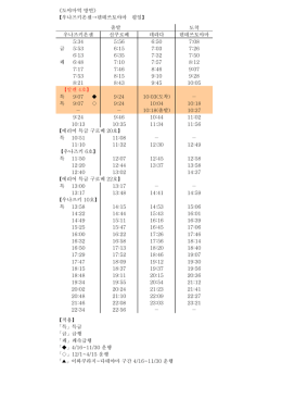 도착 신쿠로베 데라다 덴테쓰토야마 5:34 5:56 6:50 7:08 급 5:53 6:15