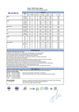 Kopya OCAK 2017 ELYAF FİYAT LİSTESİ
