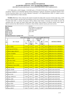 Fen Edebiyat Fak&uuml;ltesi T&uuml;rk Dili ve Edebiyatı B&ouml;l&uuml;m&uuml; Eski T&uuml;rk Dili